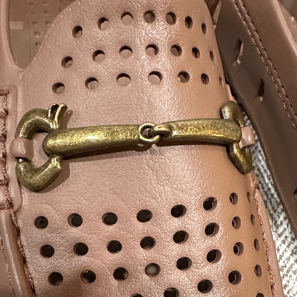 Floafers Driftwood Brown and Sailor Navy Chairman Bit Boat Shoes Men’s 8 NIB/NWT - Picture 4 of 12